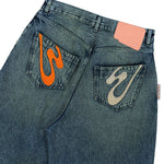 PDF Fat Angelo Wash2 Denim DFM03021DF106WASH2 Detail View 5 | GATE
