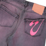 PDF Rich Kid Jeans Pink Denim Pant DFM03032DF119WHBLK / Pink Detail View 2 | Overkill
