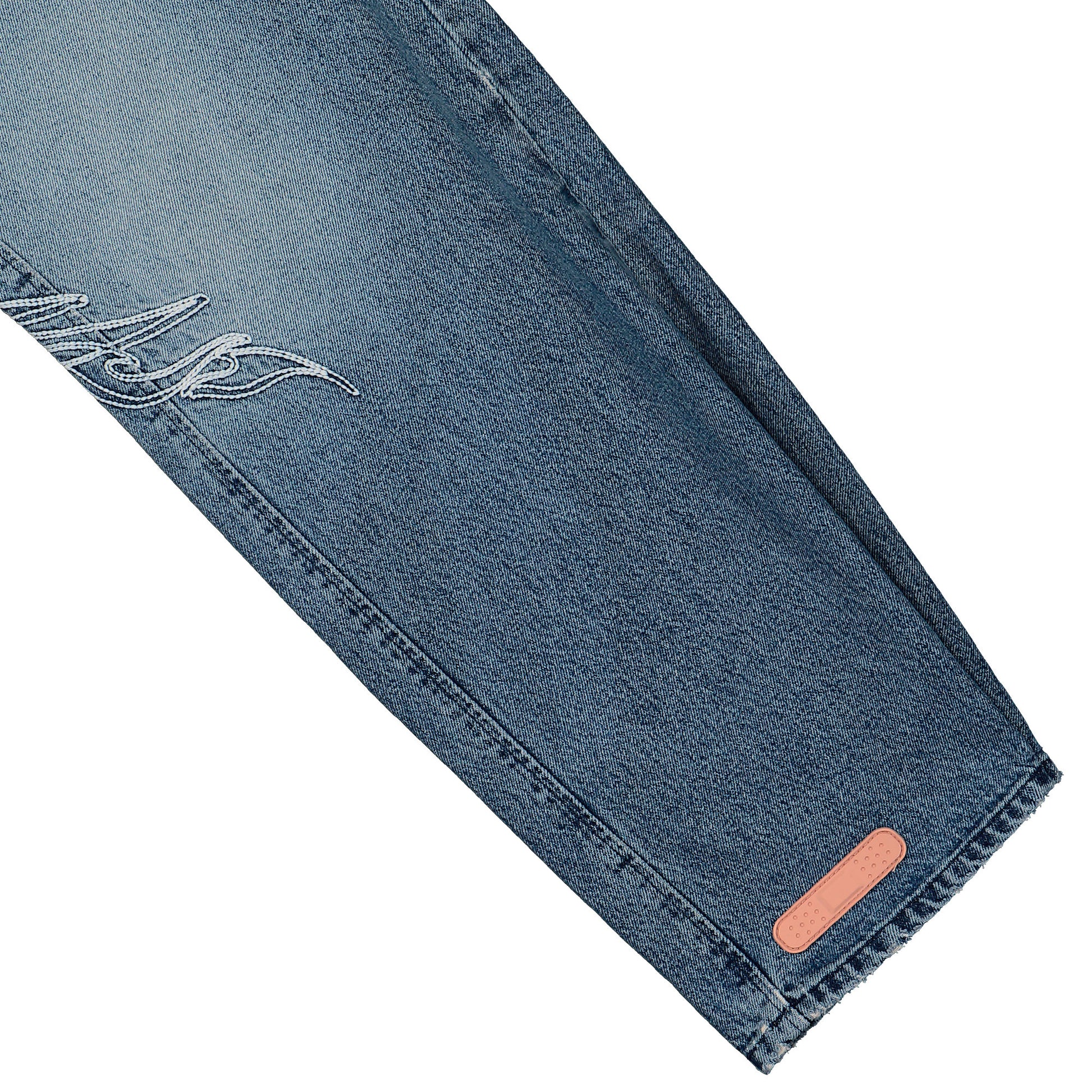PDF Rich Kid Jeans Blue Wash Denim Pant DFM03032DF121WHBLU / Blue Wash Detail View 3 | Overkill
