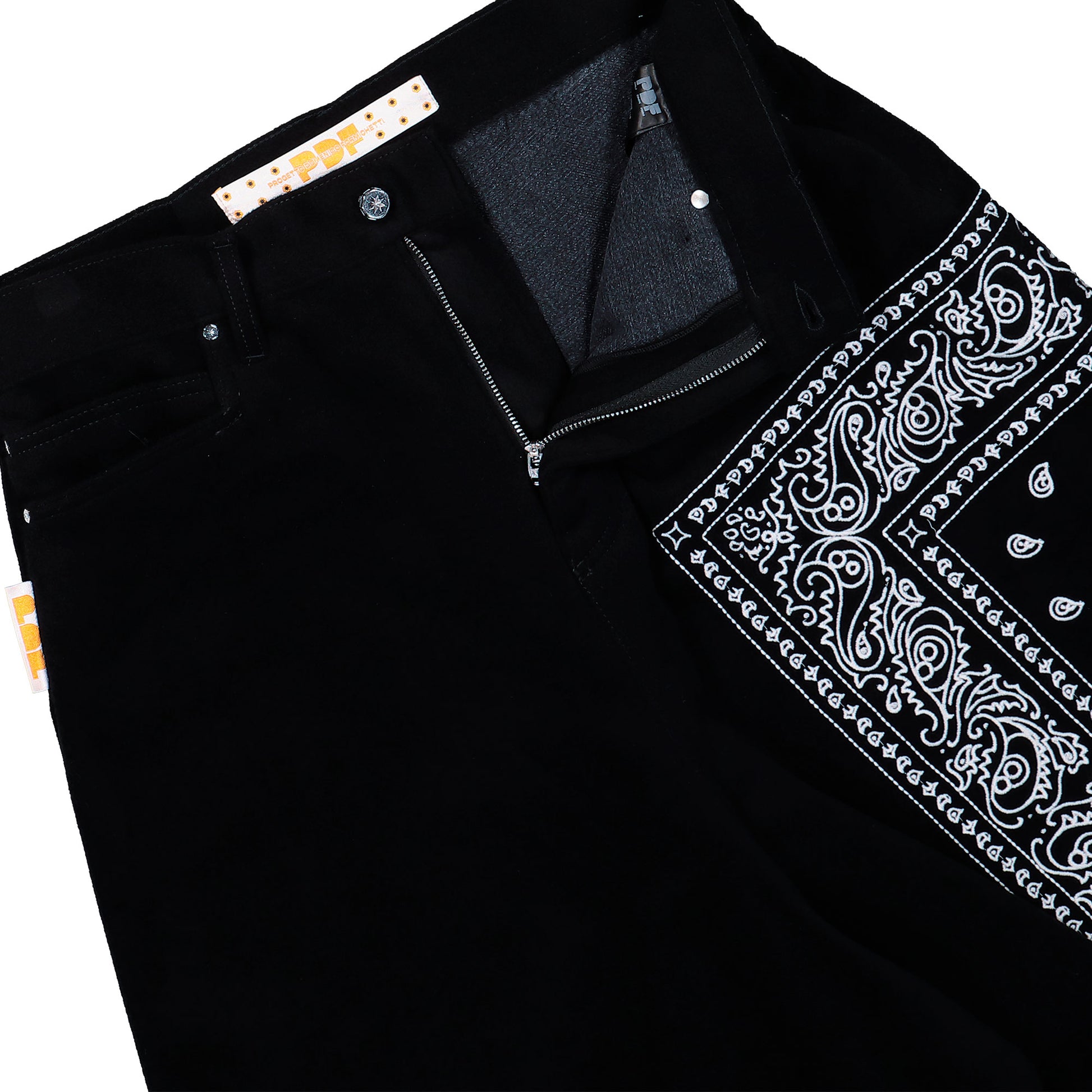 PDF Tokyo Calling Pants Black Wash Denim Pant DFM03033DF119WHBLK / Black Wash Detail View 1 | Overkill
