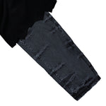 PDF Tokyo Calling Pants Black Wash Denim Pant DFM03033DF119WHBLK / Black Wash Detail View 3 | Overkill
