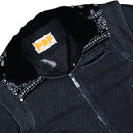 PDF Cape Jacket Black Wash Denim Jacket DFM09027DF119WHBLK / Black Wash Detailfoto | Overkill
