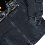 PDF Cape Jacket Black Wash Denim Jacket DFM09027DF119WHBLK / Black Wash Detail View 1 | Overkill
