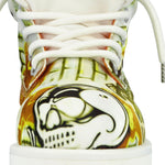 PDF Strada Low Graffiti Yellow Boots DFM45012S0010PXG Detail View 5 | GATE