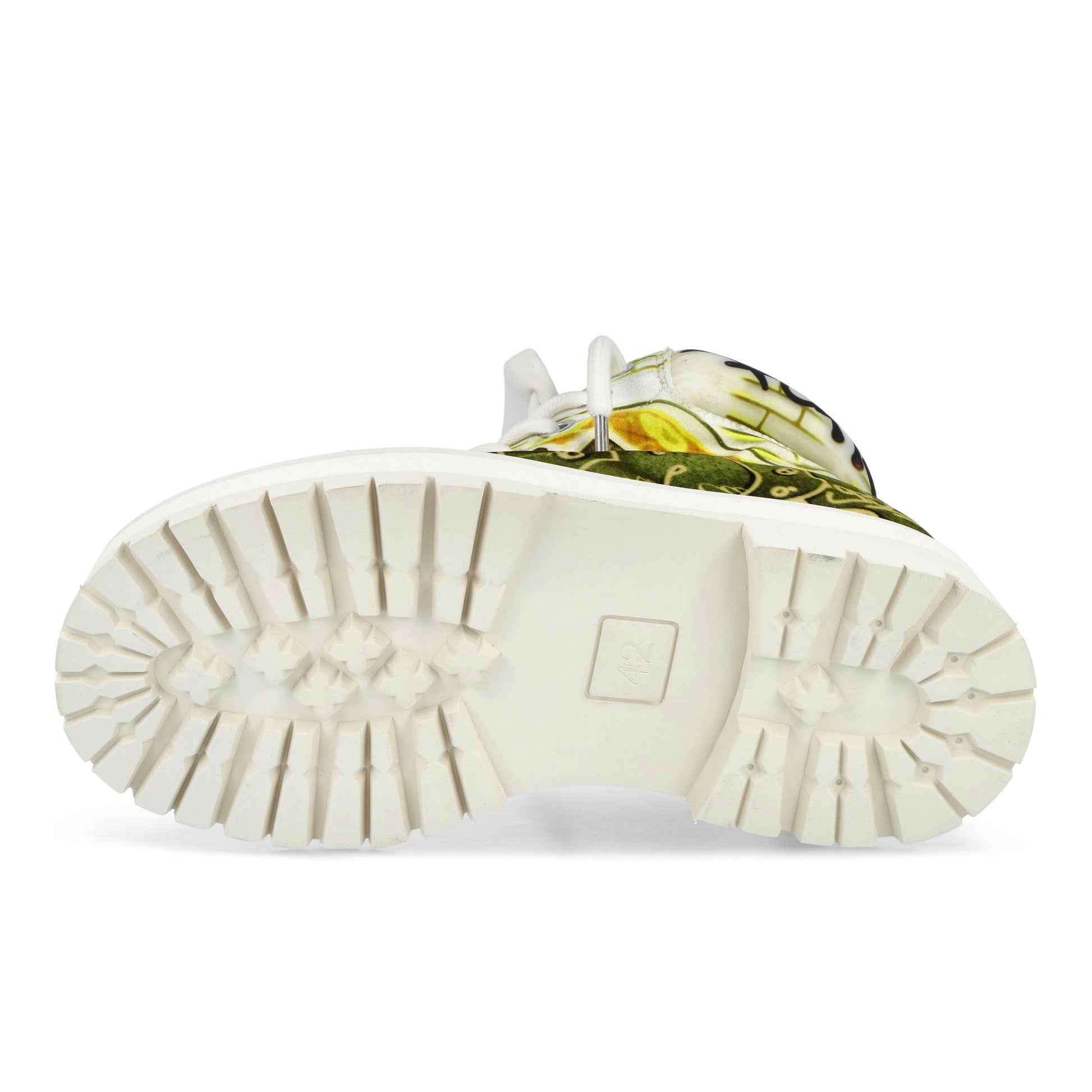 PDF Strada Low Graffiti Yellow Boots DFM45012S0010PXG Detail View 7 | GATE