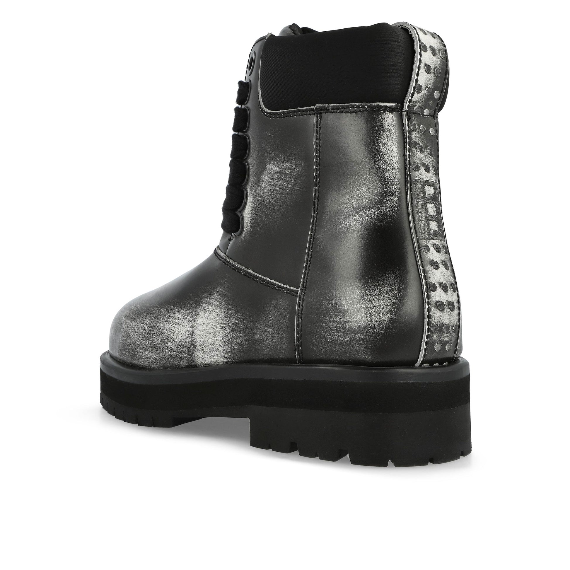 PDF Strada G Brushed Black Boots DFM45021S0010PX Detail View 3 | GATE