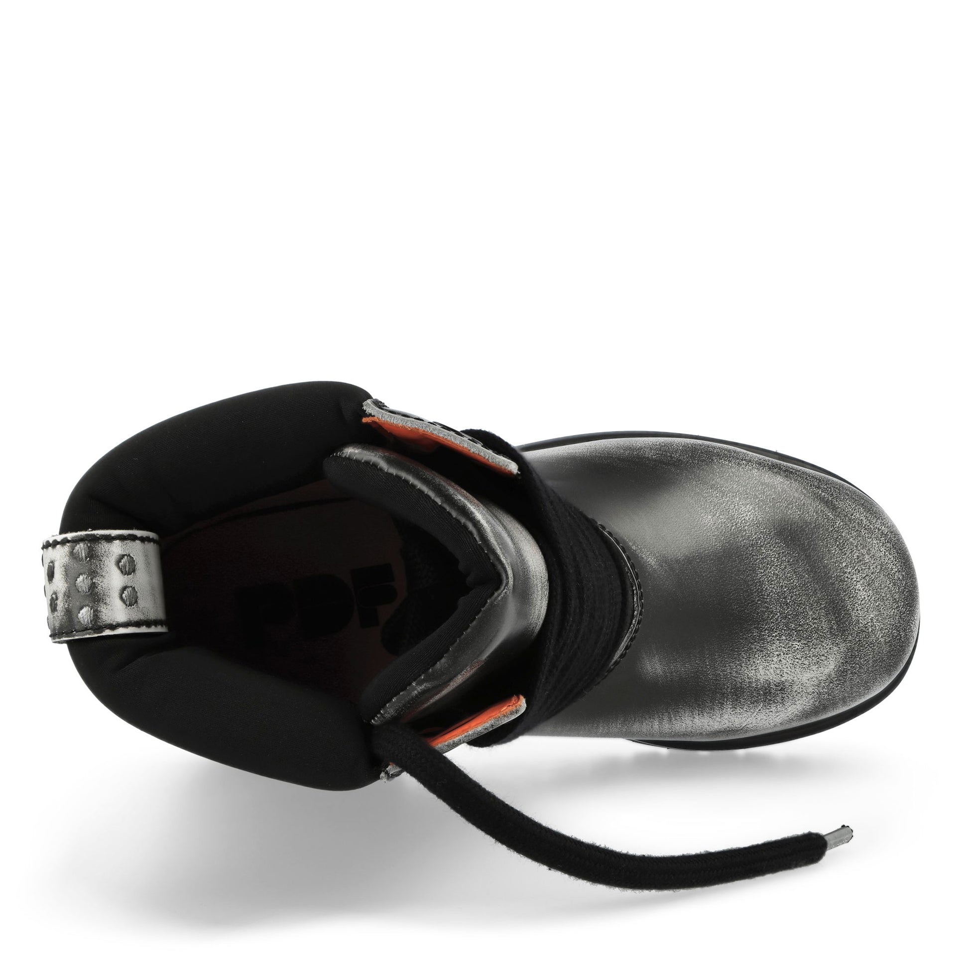 PDF Strada G Brushed Black Boots DFM45021S0010PX Detail View 5 | GATE