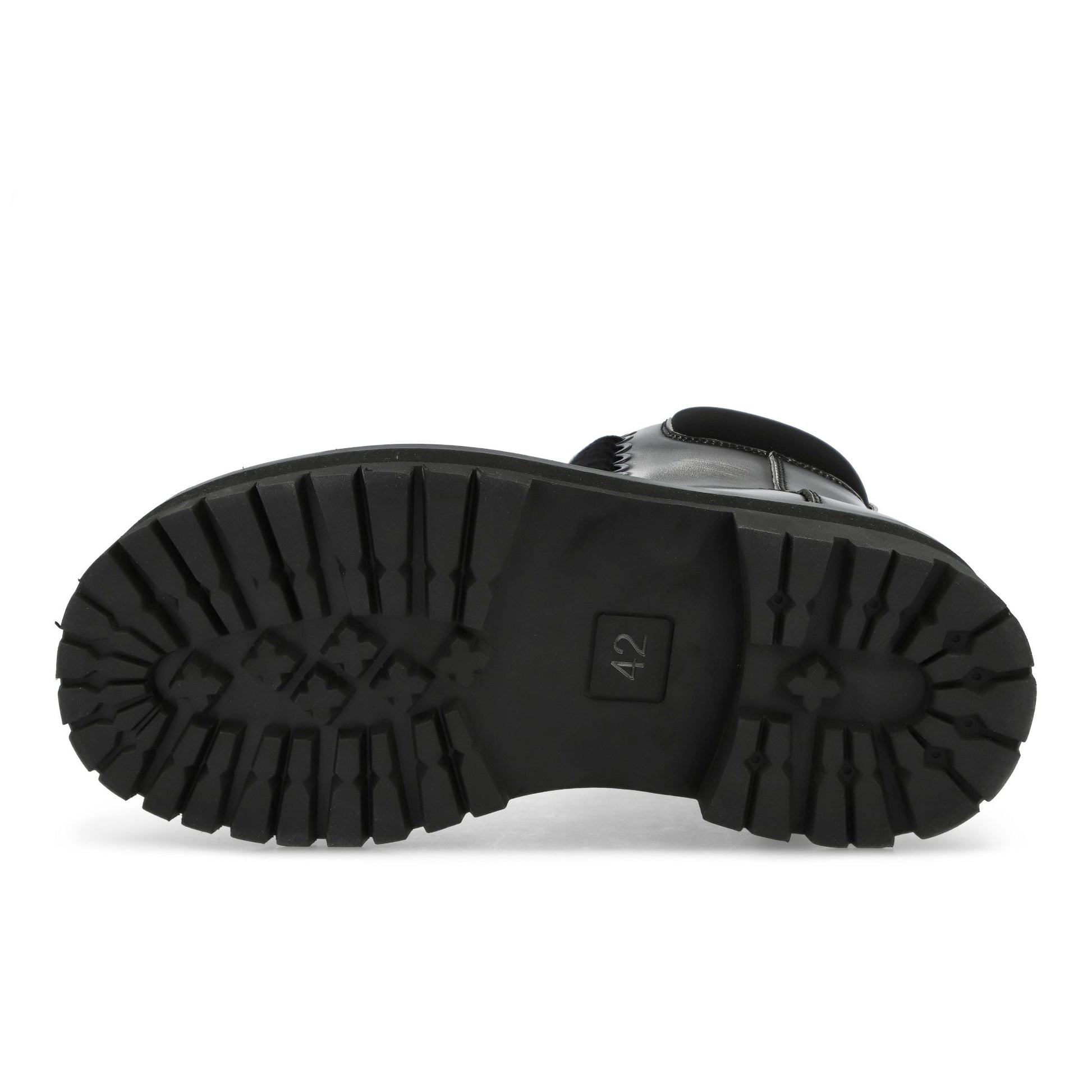 PDF Strada G Brushed Black Boots DFM45021S0010PX Detail View 6 | GATE