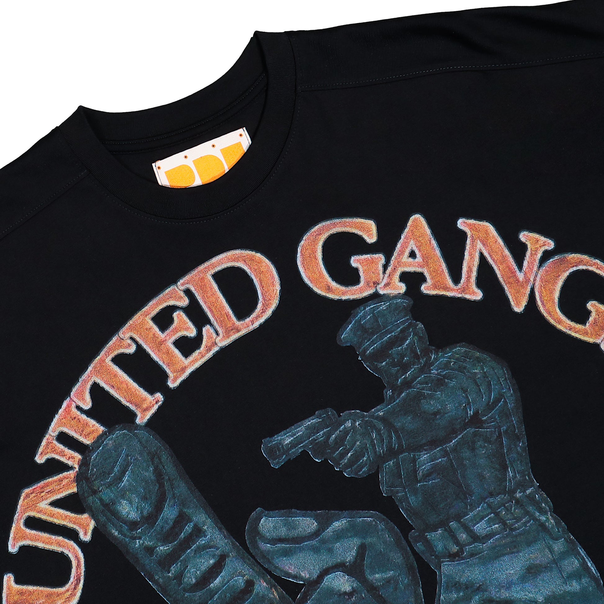 PDF The Boy Gangs Tee Black T-Shirt DFM54029TJ110BK/GA / Black Detailfoto | Overkill
