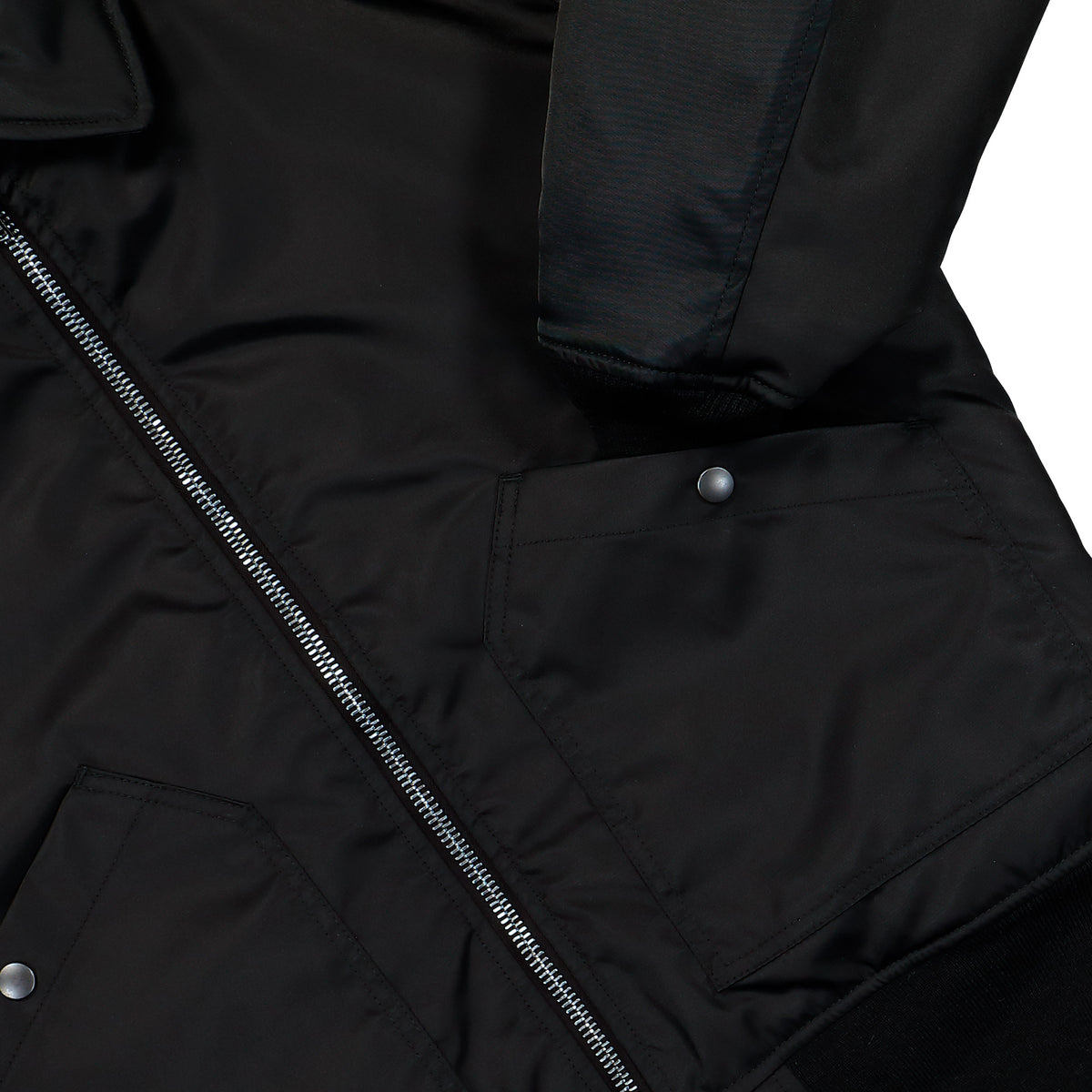 Rick Owens DRKSHDW Flyers Jacket Black Jackets DL02F2791 NYJP 09 Detail View 4| GATE