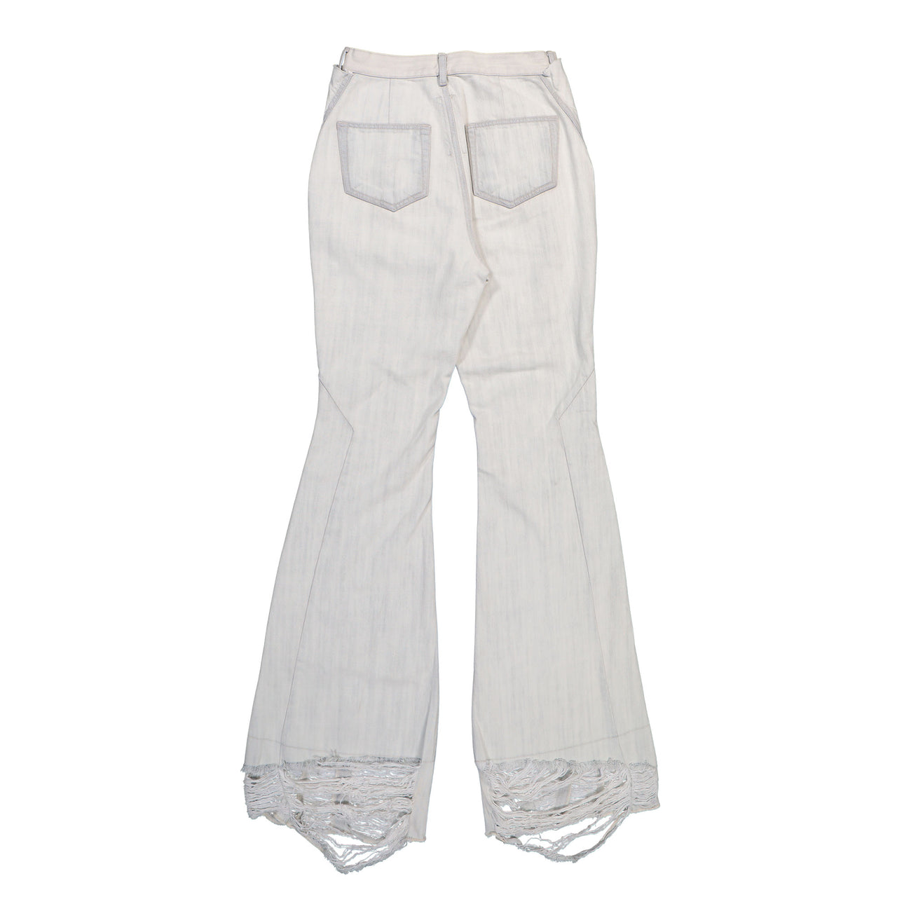 Rick Owens DRKSHDW Slivered Bootcut Milk Wash Denim Pant DS01F4304 DMWSH 51 Detail View 1 | GATE
