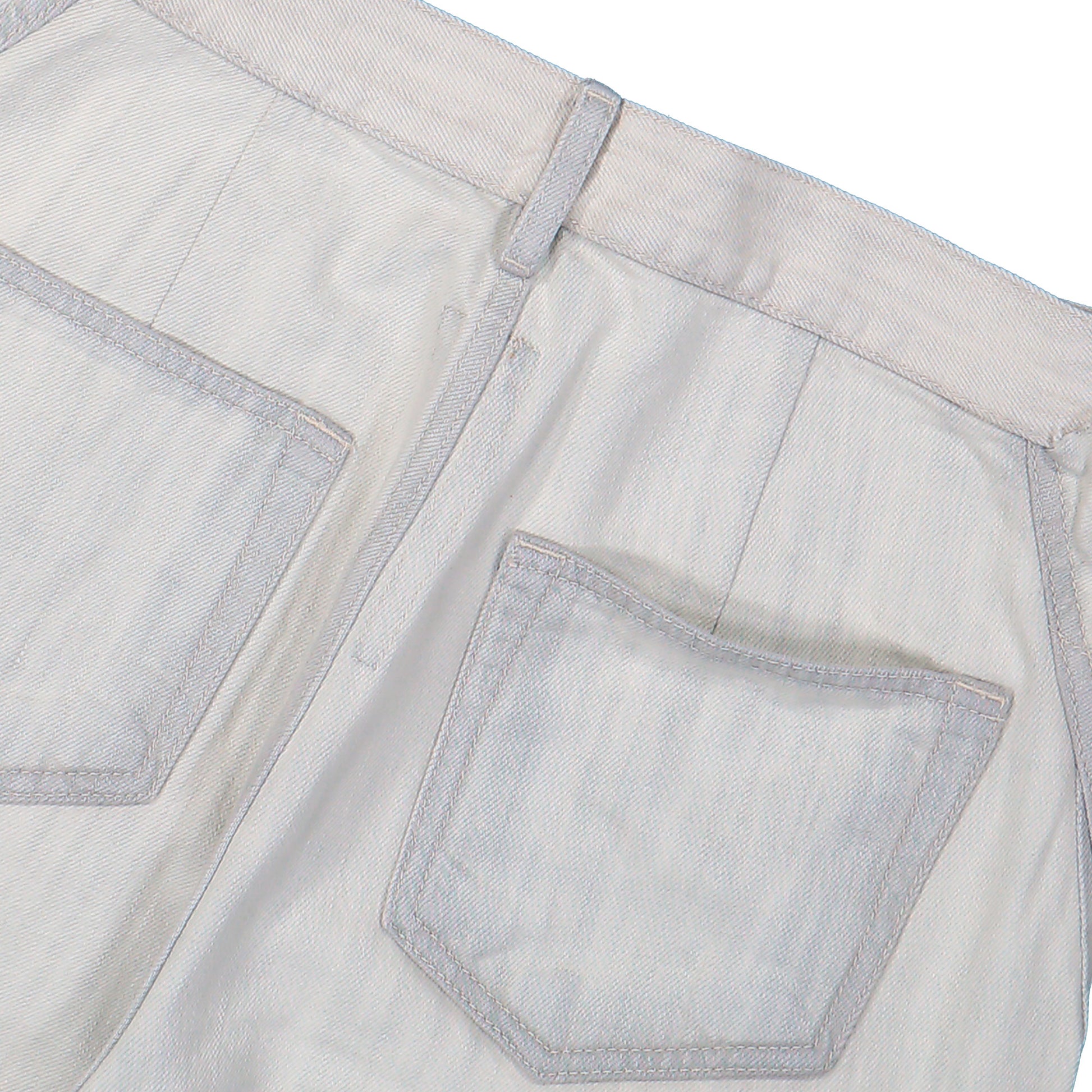 Rick Owens DRKSHDW Slivered Bootcut Milk Wash Denim Pant DS01F4304 DMWSH 51 Detail View 5 | GATE
