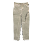 Rick Owens DRKSHDW Denim Sliced Skirt Sand Skirt DS01F4340 SDSN 138 Detail View 1 | GATE
