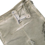 Rick Owens DRKSHDW Denim Sliced Skirt Sand Skirt DS01F4340 SDSN 138 Detail View 4 | GATE
