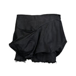 Rick Owens DRKSHDW Draped Mini Black Skirts DS01F4343 SDBK 09 Detail View 1 | GATE