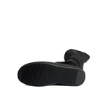 Rick Owens DRKSHDW High Sock Sneaks Black / Black / Black Overknee Boots DS01F4812 SDBK 999 Detail View 5 | GATE

