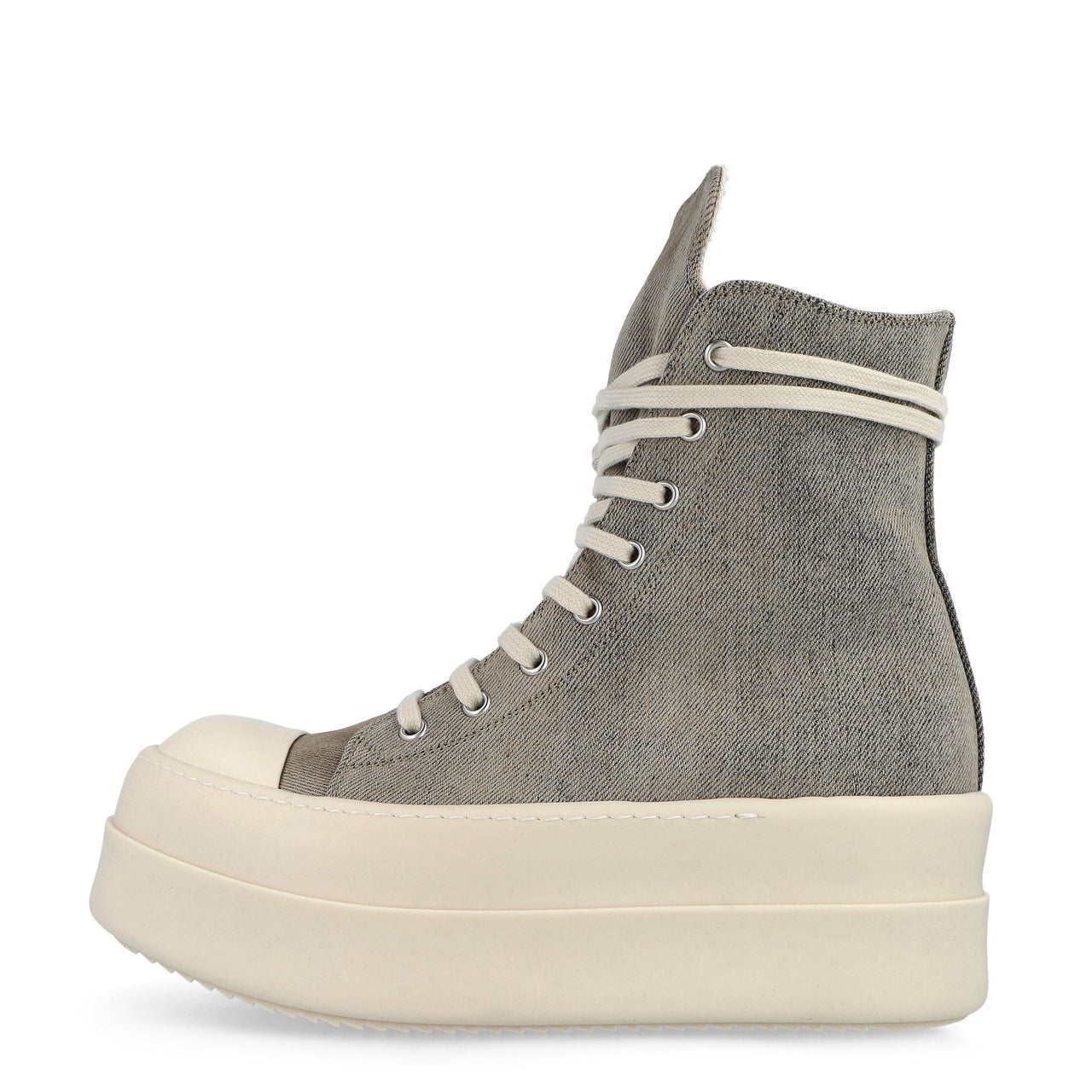 Rick Owens DRKSHDW Mega Bumper Sneaks Dust / Milk / Milk Sneaker DS01F4831 DST 3411 Detail View 1 | GATE