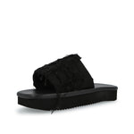 Rick Owens DRKSHDW Slide Black / Black Slides DS01F4855 SLASH 99 Detail View 4 | GATE
