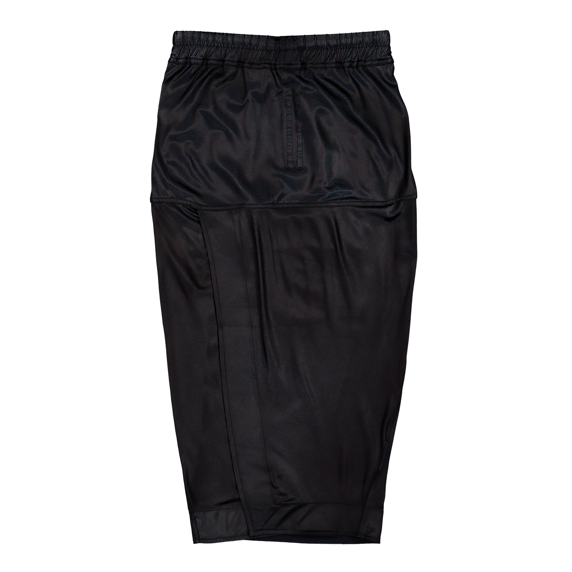 Rick Owens DRKSHDW Pull On Pillar Skirt Knee Black Skirt DS01F4322 JL 09 Detail View 2 | GATE
