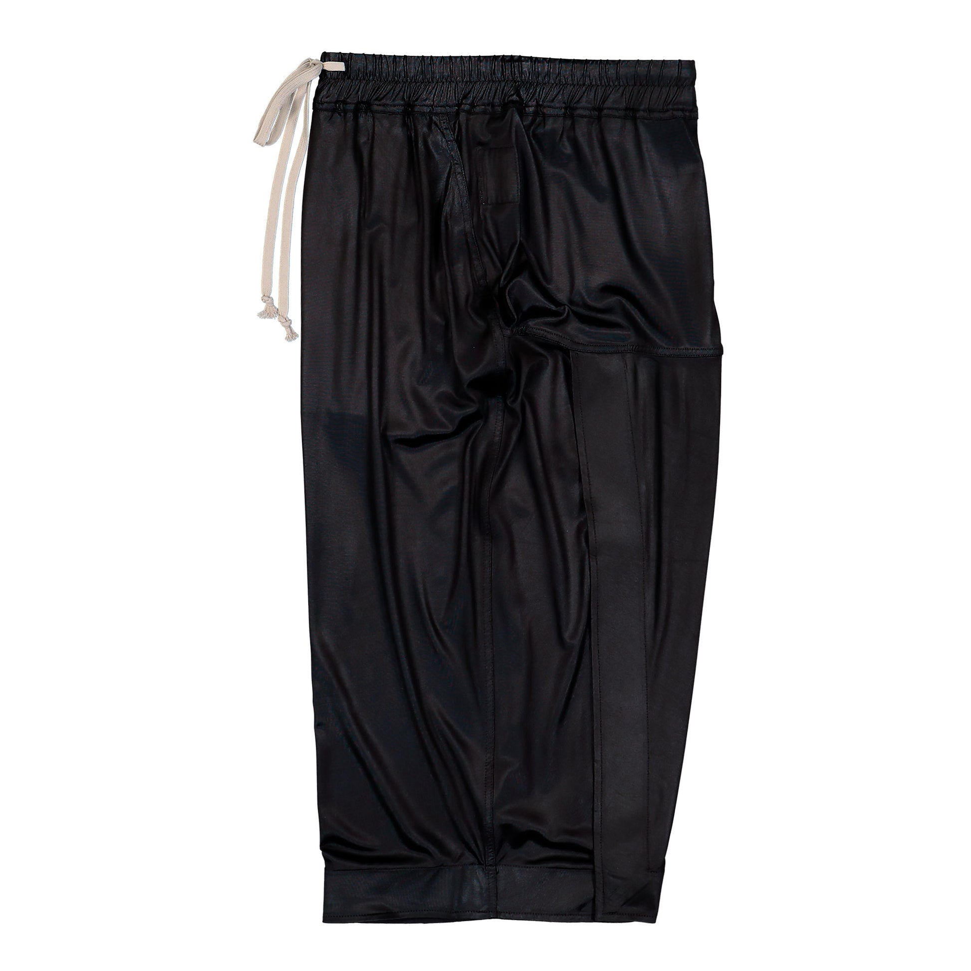 Rick Owens DRKSHDW Pull On Pillar Skirt Knee Black Skirt DS01F4322 JL 09 Detail View 3 | GATE
