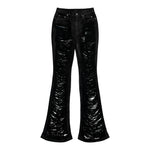 Rick Owens DRKSHDW Bolan Bootcut Black Denim DS02F6311 BBSH 09 Detail View 1 | GATE
