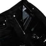 Rick Owens DRKSHDW Bolan Bootcut Black Denim DS02F6311 BBSH 09 Detail View 4 | GATE