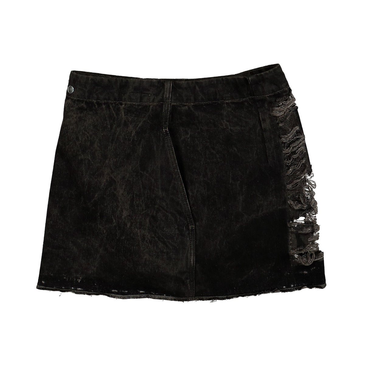 Rick Owens DRKSHDW Wrap Mini Dust Skirts DS02F6345 DRKSH 34 Detail View 3 | GATE