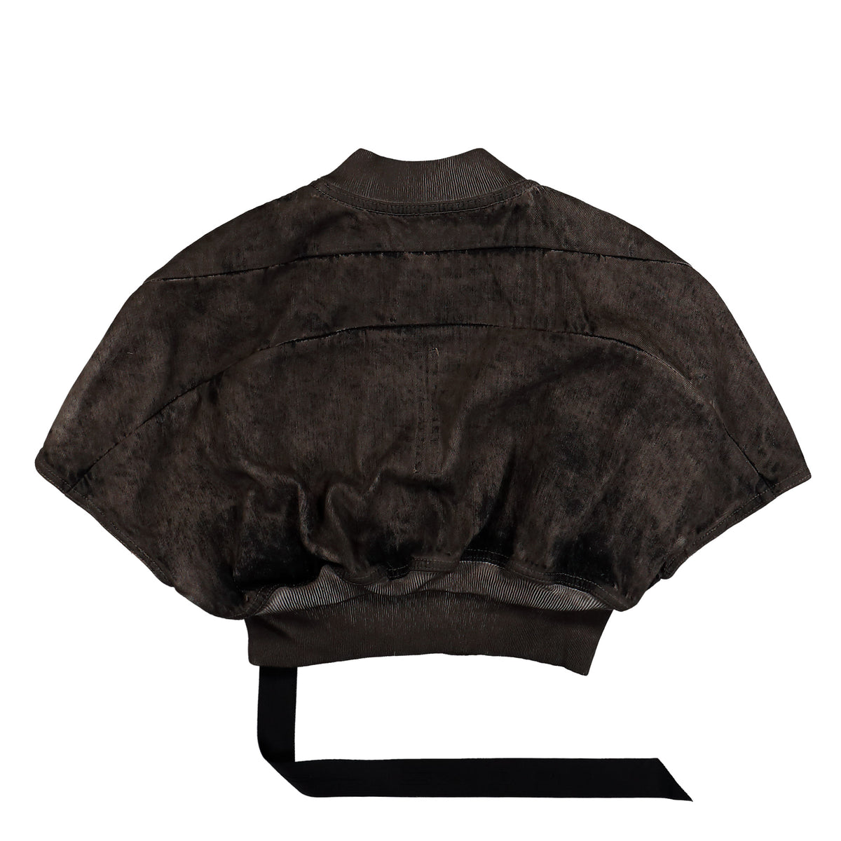Rick Owens DRKSHDW Hooded Cropped Flight Dark Dust Jackets DS02F6722 NBFD 78 Detail View 1 | GATE