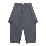 JW Anderson Cropped Sculptural Jaens Light Grey Denim DT0122-PG1837-906 / Light Grey Detail View 1 | GATE
