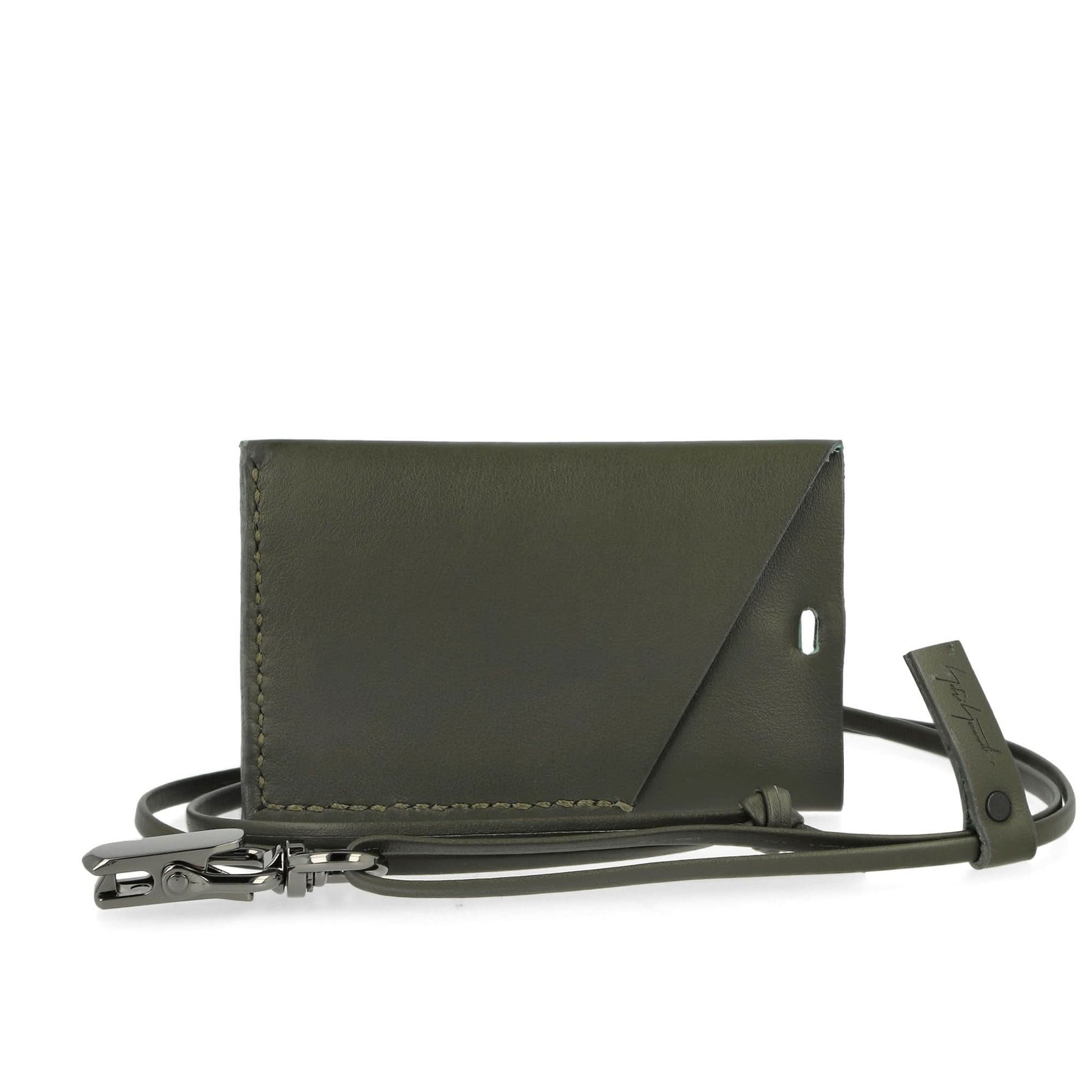Yohji Yamamoto "Discord" Twist Necklace Green Detail view 5 | Gate