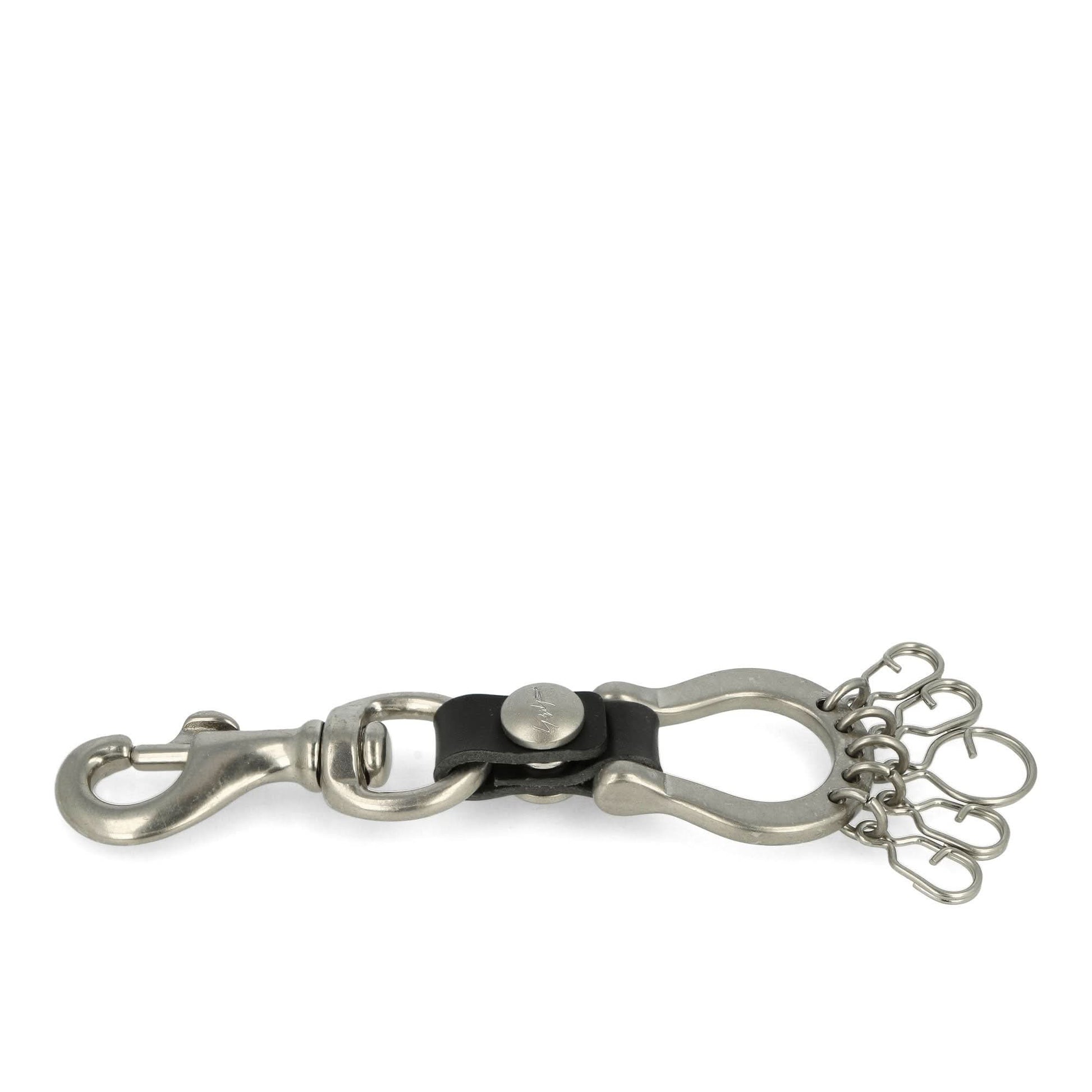 Yohji Yamamoto "Discord" Hourse Shoe Key Ring Silver Detail view 1 | Gate