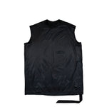 Rick Owens DRKSHDW Tarp T Black Tank Top DU01F4158 JL 09 Detail View 1 | GATE
