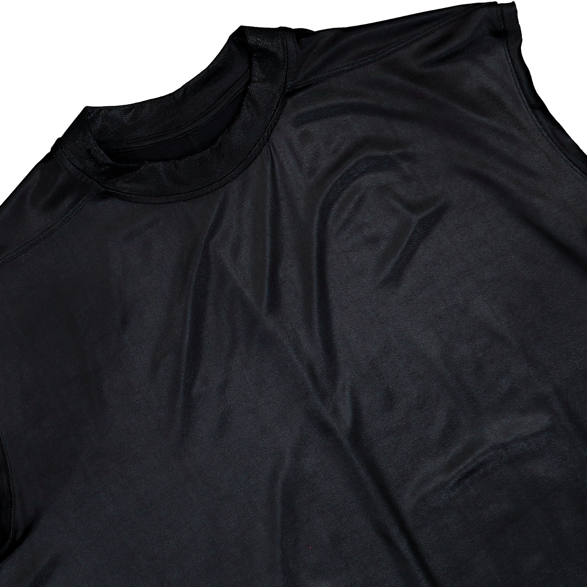 Rick Owens DRKSHDW Tarp T Black Tank Top DU01F4158 JL 09 Detail View 3 | GATE
