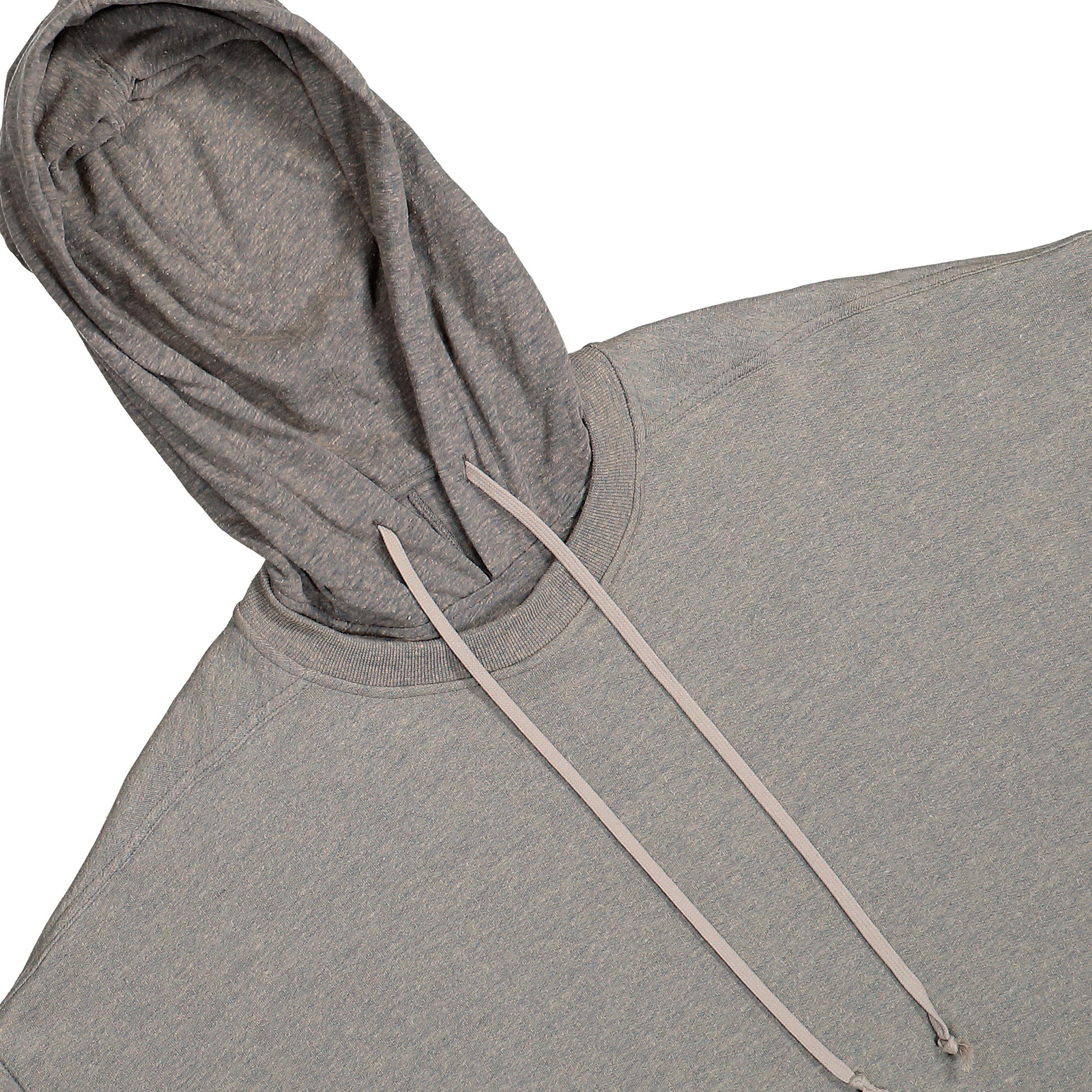 Rick Owens DRKSHDW Tommy Hustler Hoodie Grey Melange Hoodies DU01F4271 FGMJGM 178 Detail View 3 | GATE