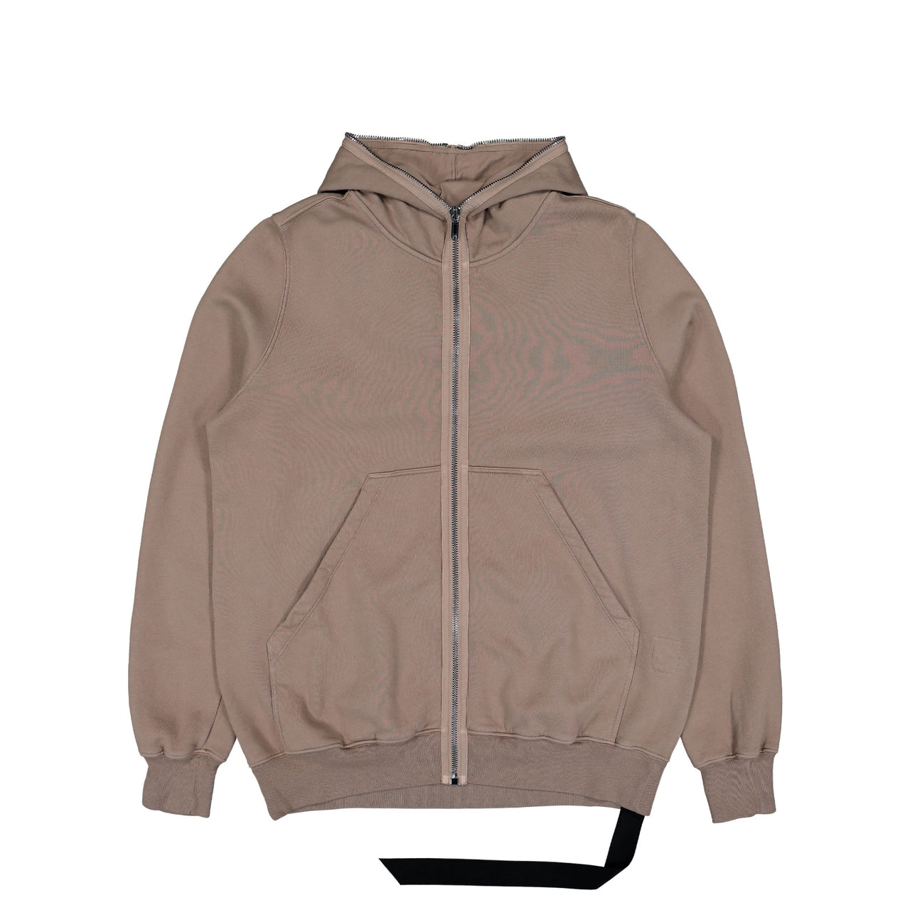 Rick Owens DRKSHDW Jumbo Gimp Hoodie Flesh Zip Hoodie DU01F4283 F 64 Detail View 1 | GATE
