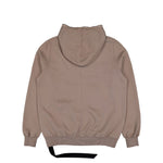Rick Owens DRKSHDW Jumbo Gimp Hoodie Flesh Zip Hoodie DU01F4283 F 64 Detail View 2 | GATE

