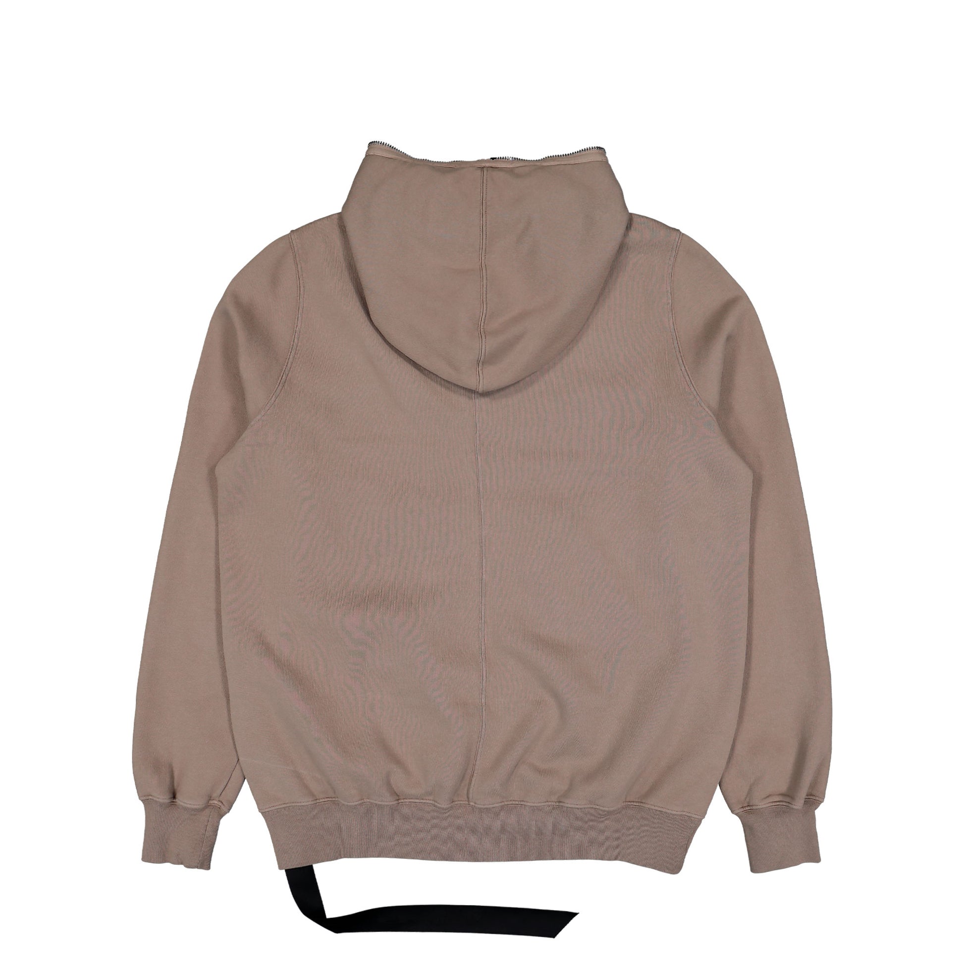 Rick Owens DRKSHDW Jumbo Gimp Hoodie Flesh Zip Hoodie DU01F4283 F 64 Detail View 2 | GATE
