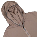 Rick Owens DRKSHDW Jumbo Gimp Hoodie Flesh Zip Hoodie DU01F4283 F 64 Detail View 3 | GATE
