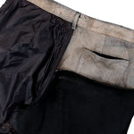 Rick Owens DRKSHDW Geth Jeans Dust / Black / Black Denim Pant DU01F4351 COMW1A 340909 Detail View 5 | GATE
