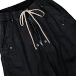 Rick Owens DRKSHDW Geth Belas Denim Pants Black Pants DU01F4378 DBK 09 Detail View 4 | GATE