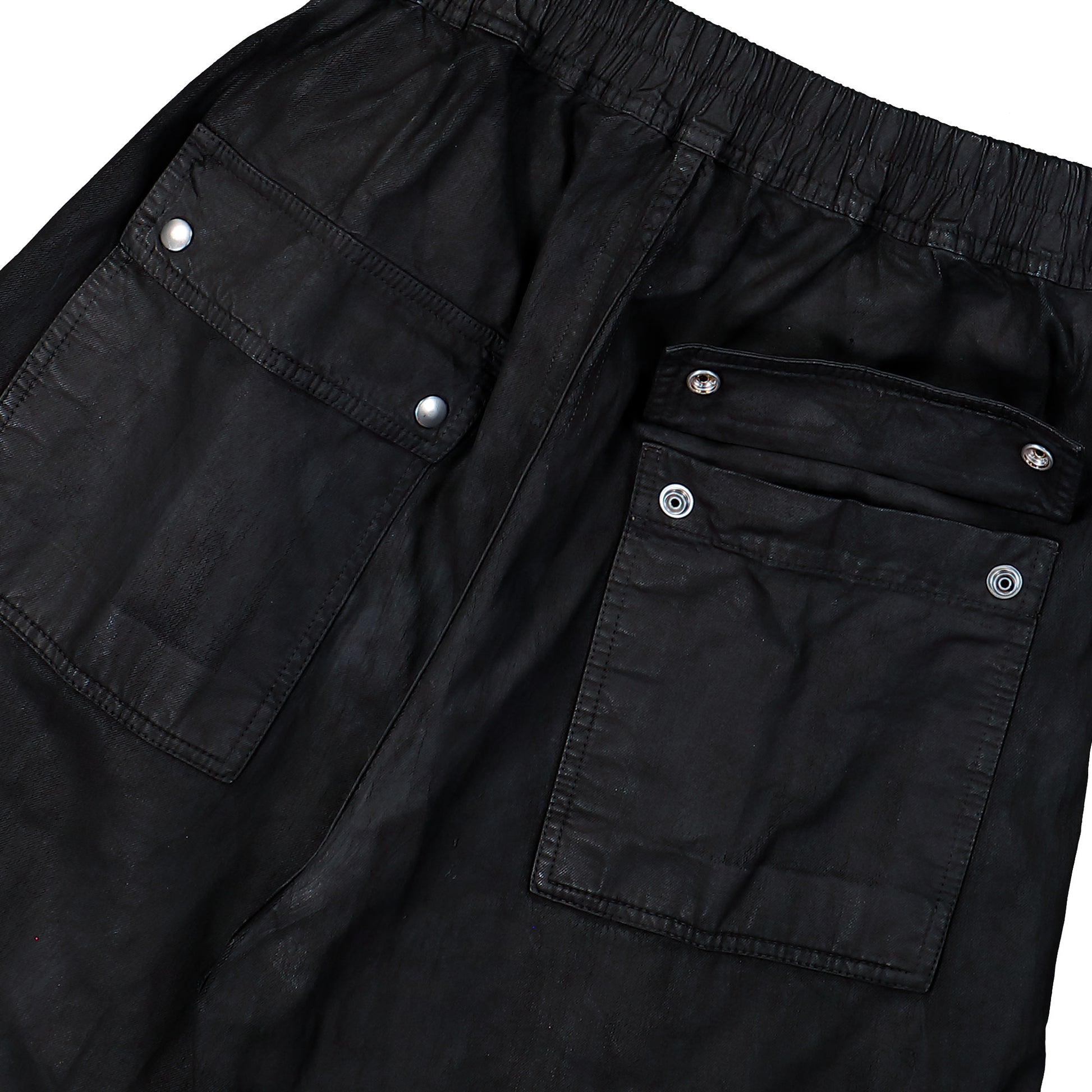 Rick Owens DRKSHDW Geth Belas Denim Pants Black Pants DU01F4378 DBK 09 Detail View 5 | GATE