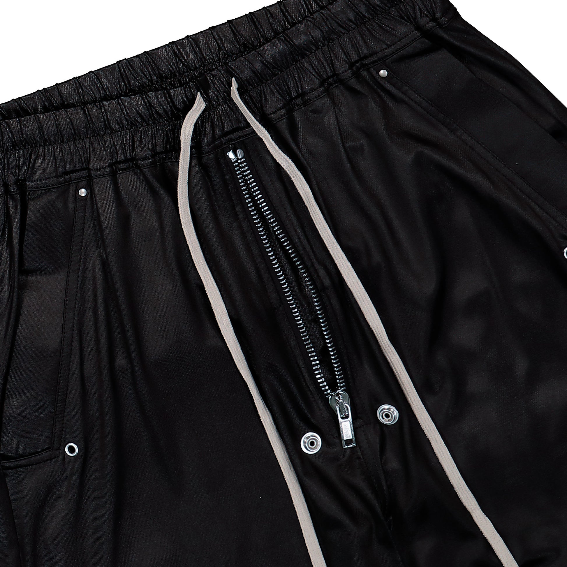 Rick Owens DRKSHDW Geth Belas Black Denim Pant DU01F4378 JL 09 Detail View 4 | GATE
