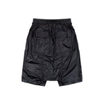 Rick Owens DRKSHDW Drawstring Pods Black Shorts DU01F4380 NPS 09 Detail View 2 | GATE
