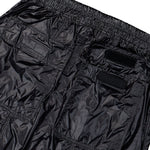 Rick Owens DRKSHDW Prisoner Drawstring Black Track Pants DU01F4395 NPS 09 Detail View 5 | GATE

