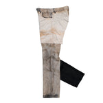 Rick Owens DRKSHDW Fog Cut Dust / Black / Cream Denim Pant DU01F4397 COMW1A 340941 Detail View 3 | GATE
