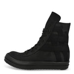 Rick Owens DRKSHDW Vegan Sneaks ALL Black Sneaker DU01F4807 NCVER2 09ALL Detail View 1 | GATE
