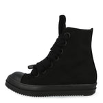 Rick Owens DRKSHDW Jumbolace Sneaks ALL Black Sneaker DU01F4818 DOW2 09ALL Detail View 1 | GATE
