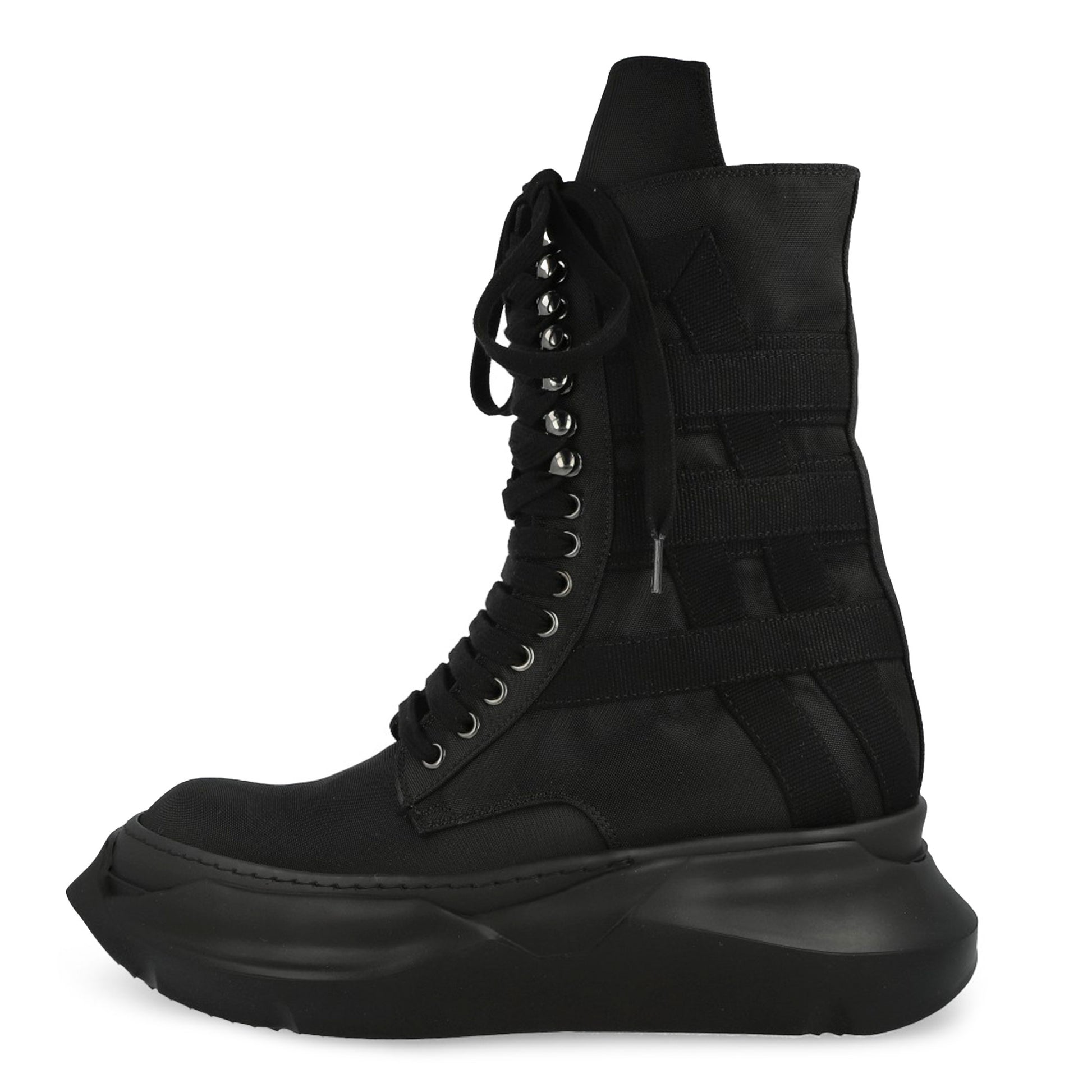 Rick Owens DRKSHDW Low Army Abstract ALL Black Boots DU01F4848 NCVER2 09ALL Detail View 1 | GATE
