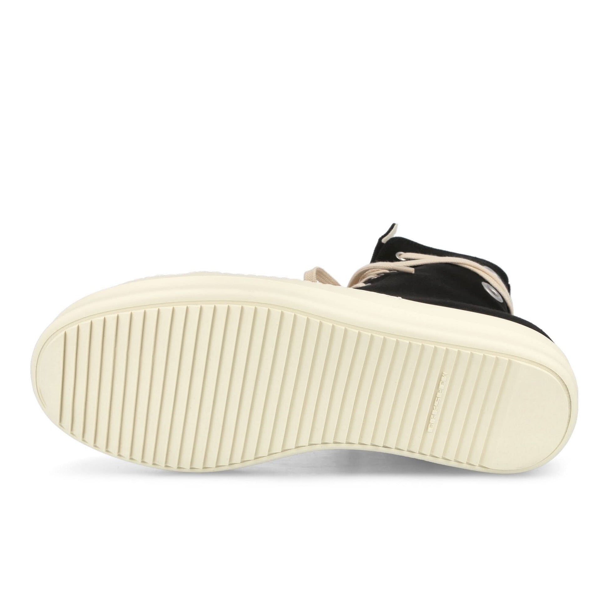 Rick Owens Luxor Hi Sneaks Black Sneaker Detail view 6 | Gate
