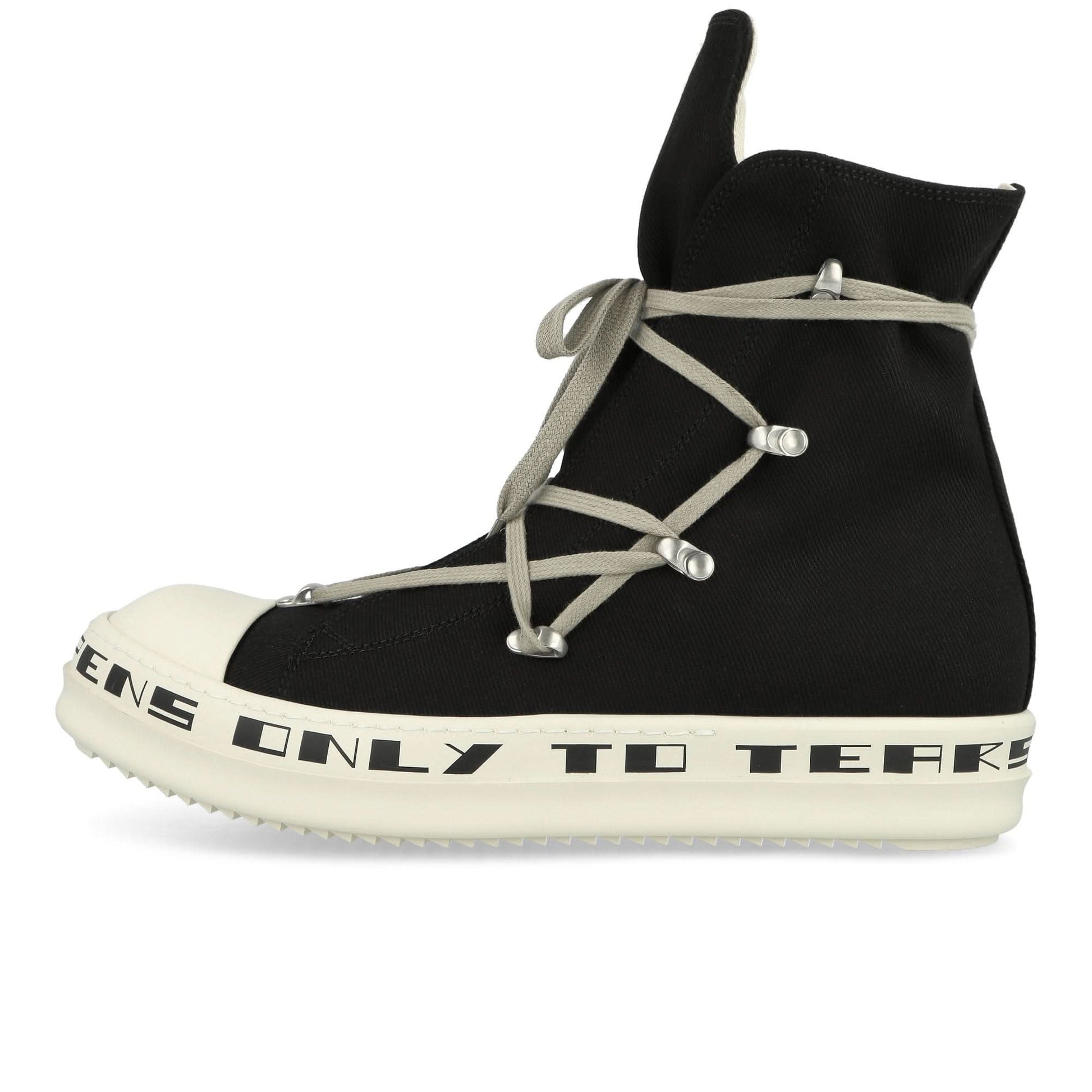 Rick Owens Hexa Sneaks Black Sneaker Detail view 1 | Gate